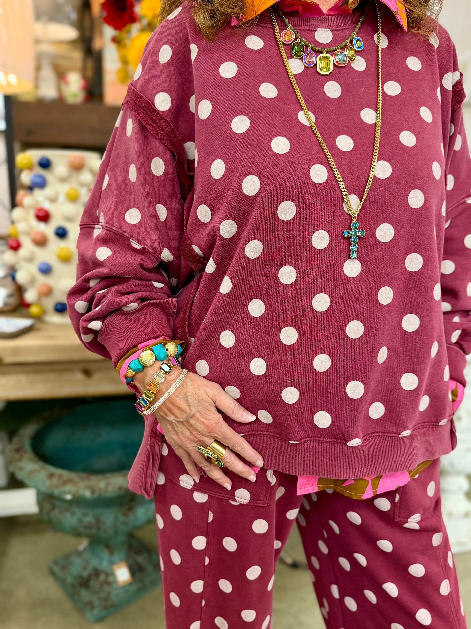 EE Polka Dot Sweatshirt