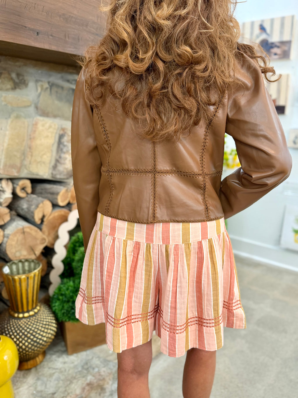 EE Faux Leather Jacket