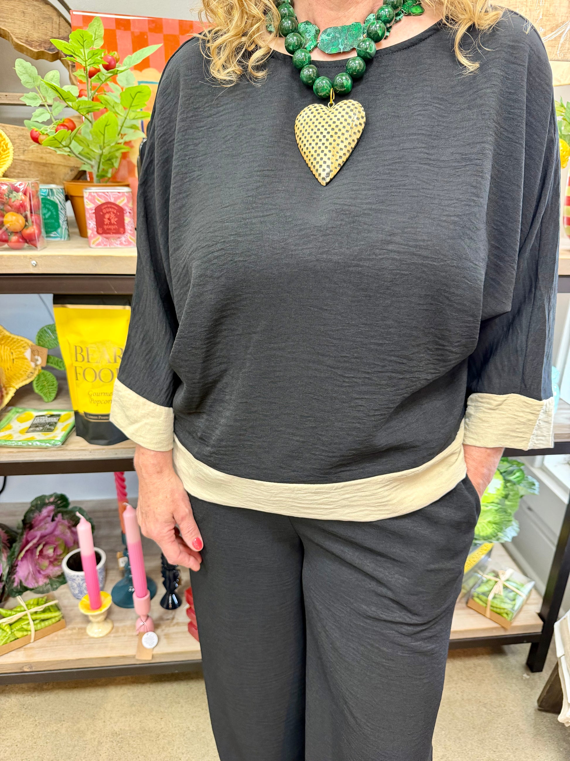 M Woven Top