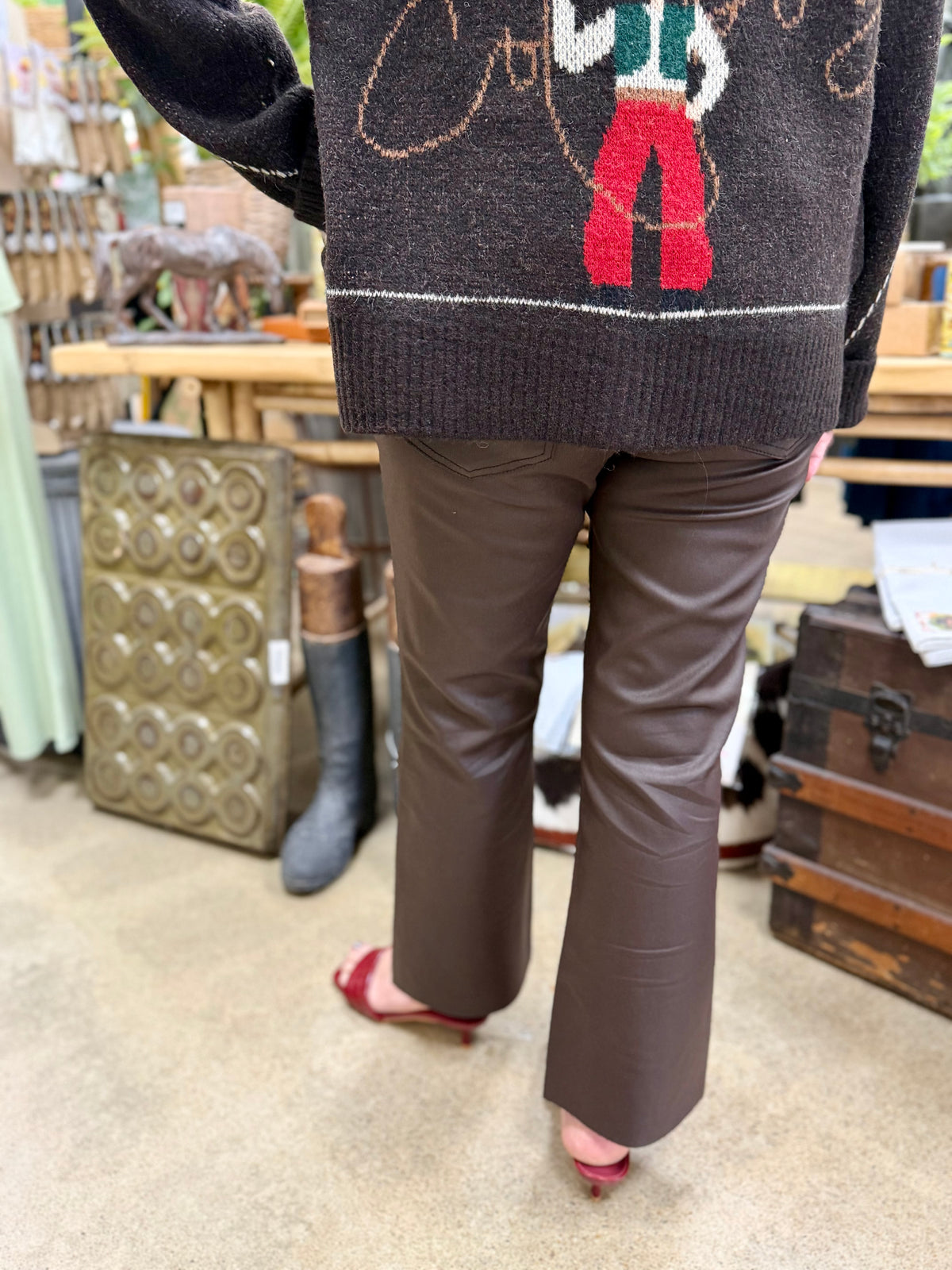KUT Kelsey High Rise Ankle Flare Jeans