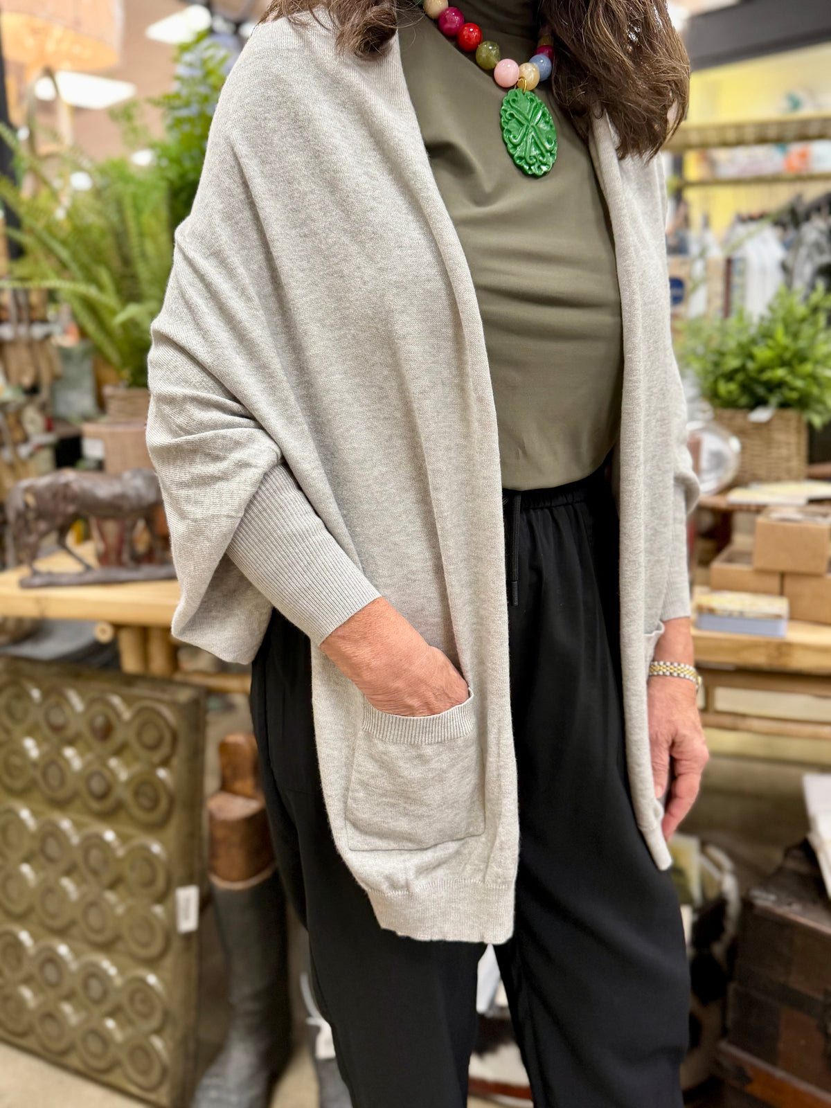BY Cropped Cardigan