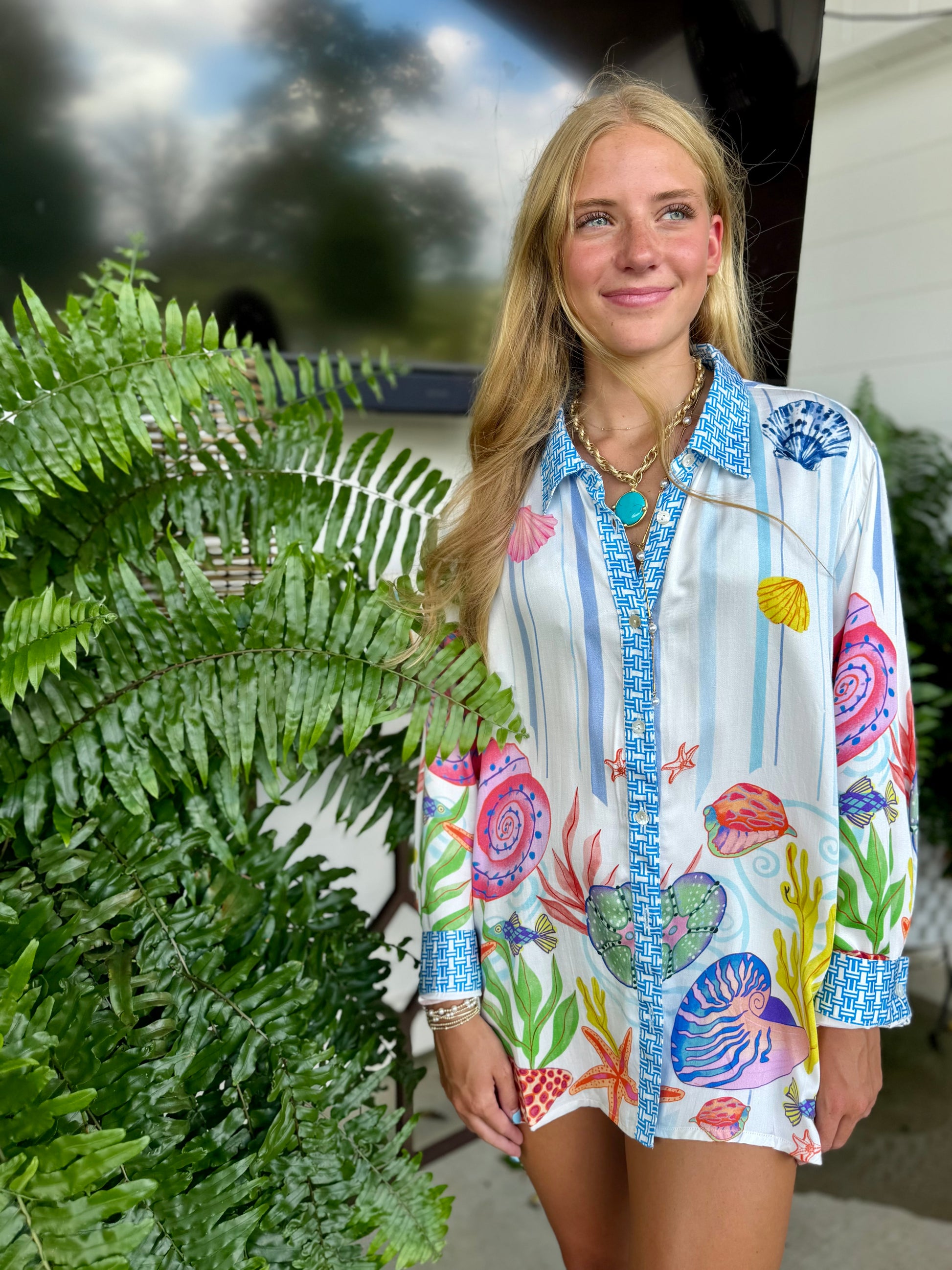 SG Under The Sea Button Down Shirt