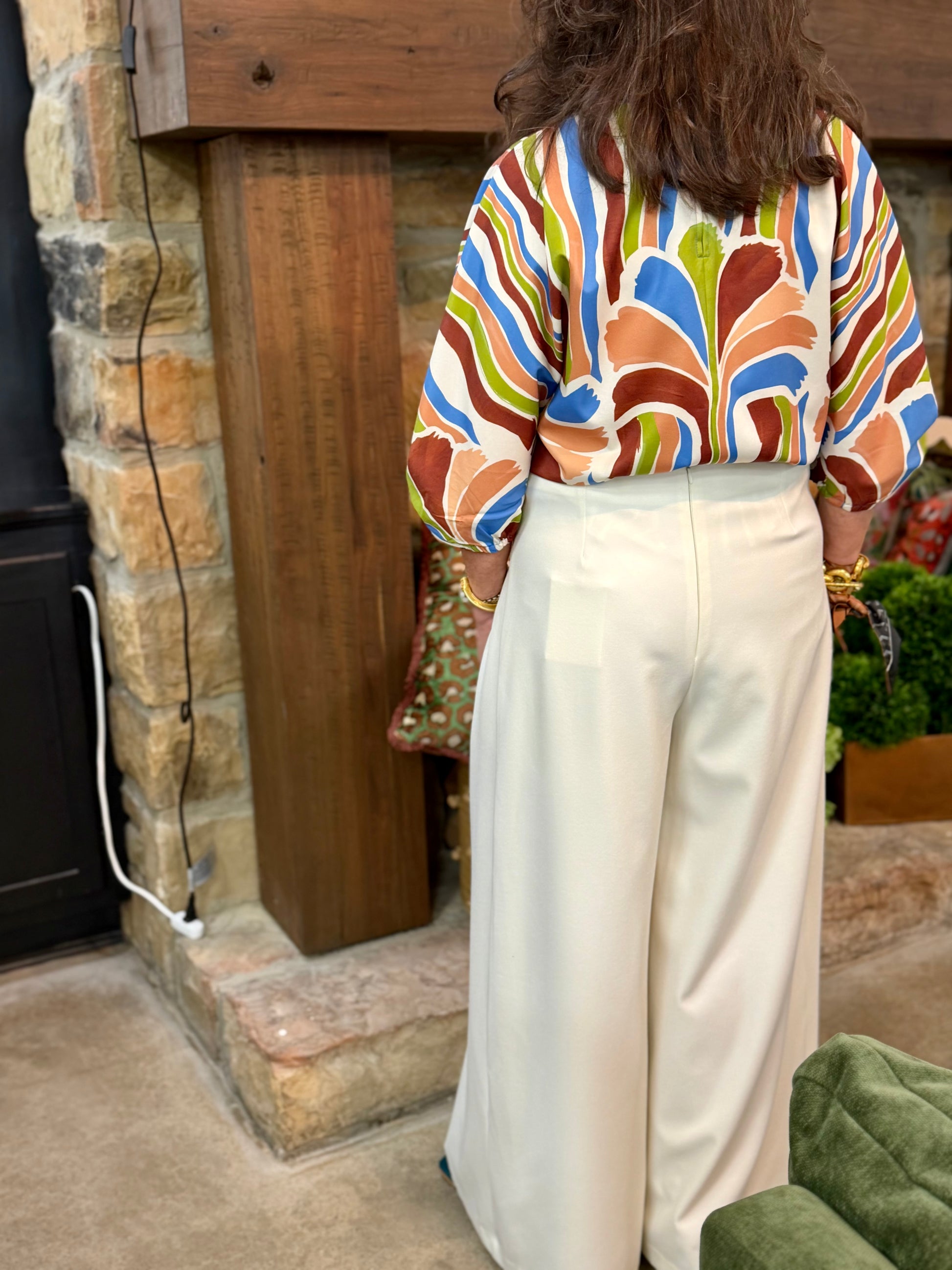 AP Waist Tape With High Waist Long Pant
