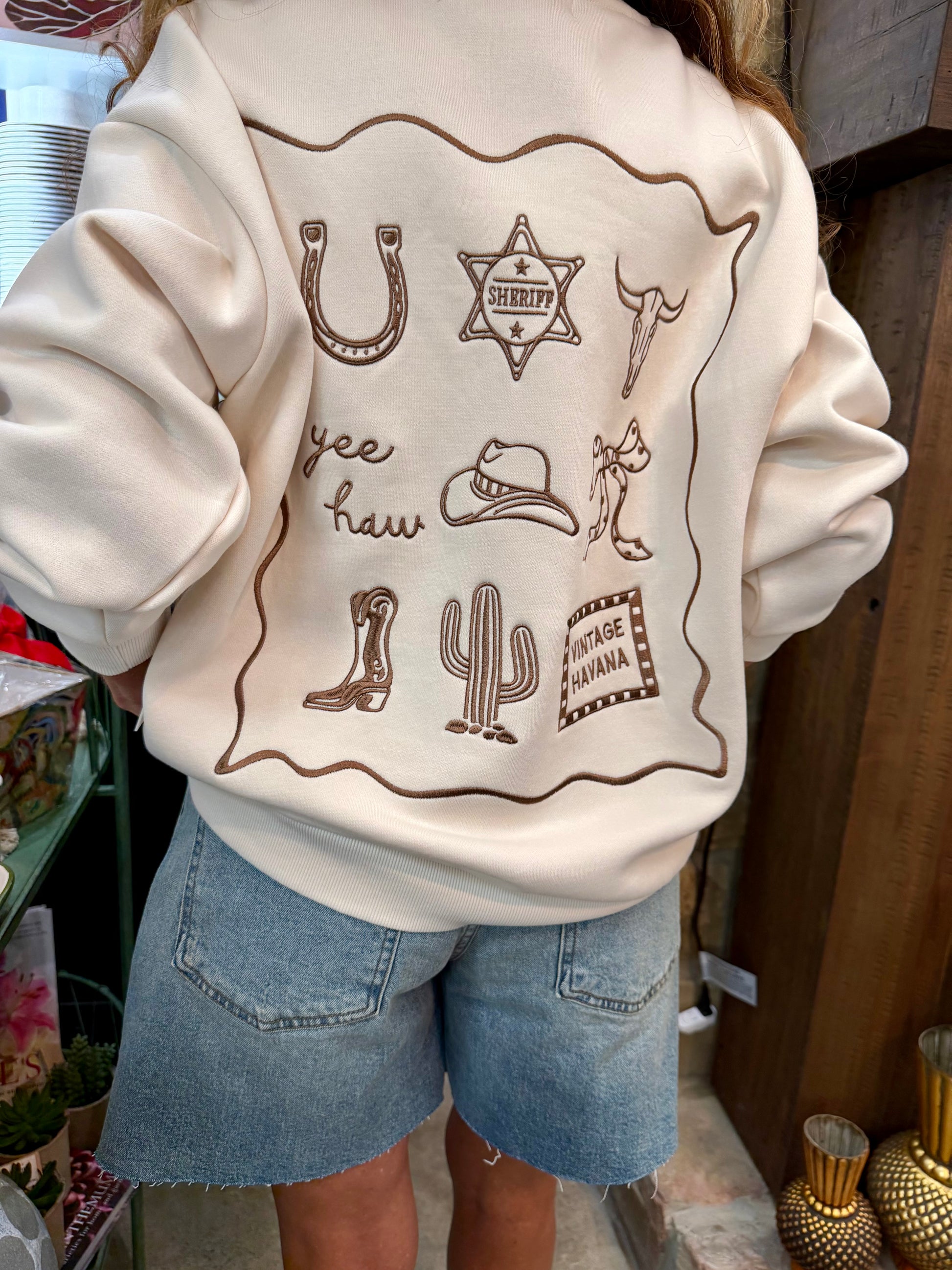 VH "Lucky" Ultra Fleece Crew Sweatshirt W/ Embroidery