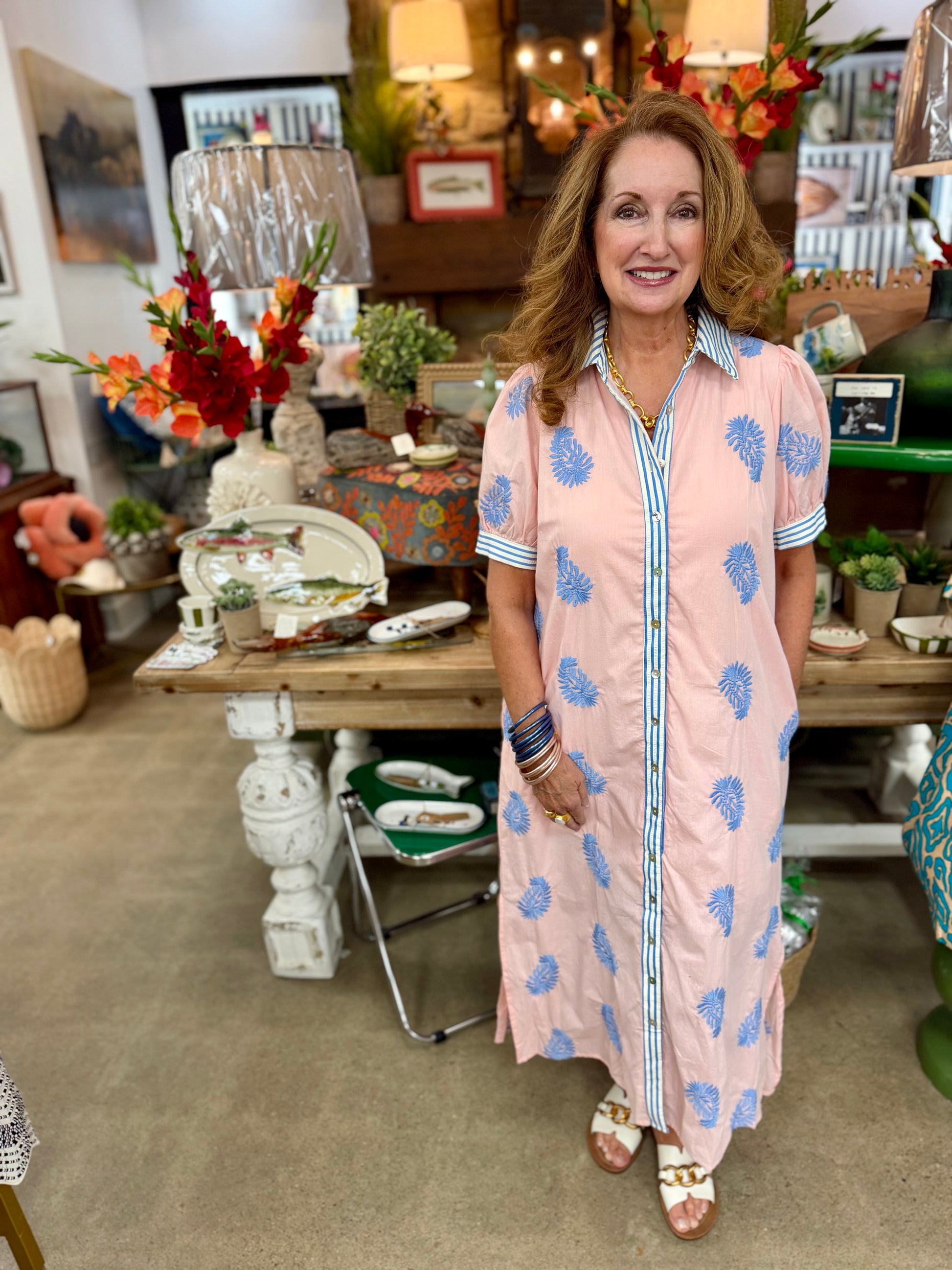 EN Blush Midi Dress