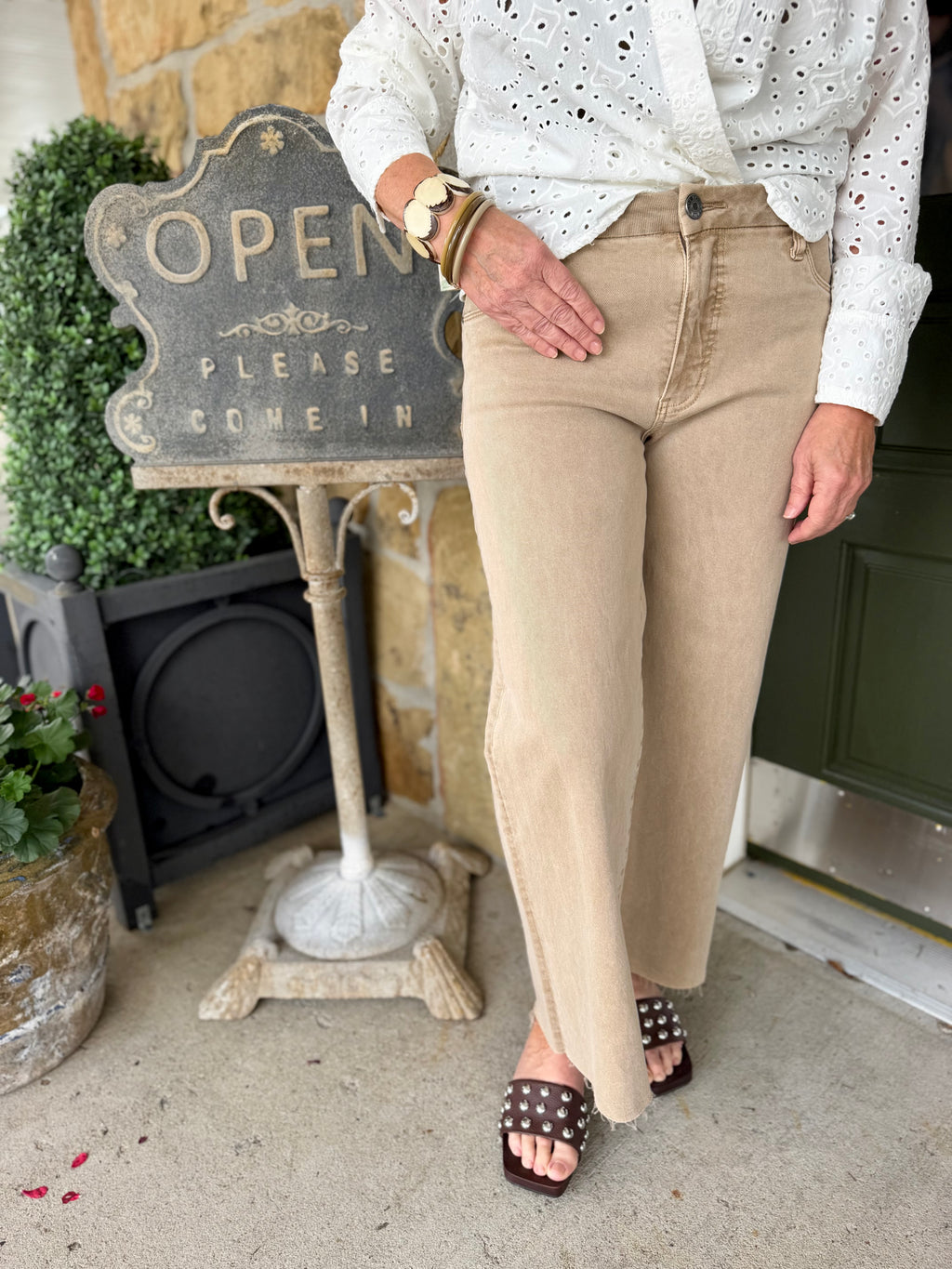 KUT Meg Highrise Wide Leg Pant