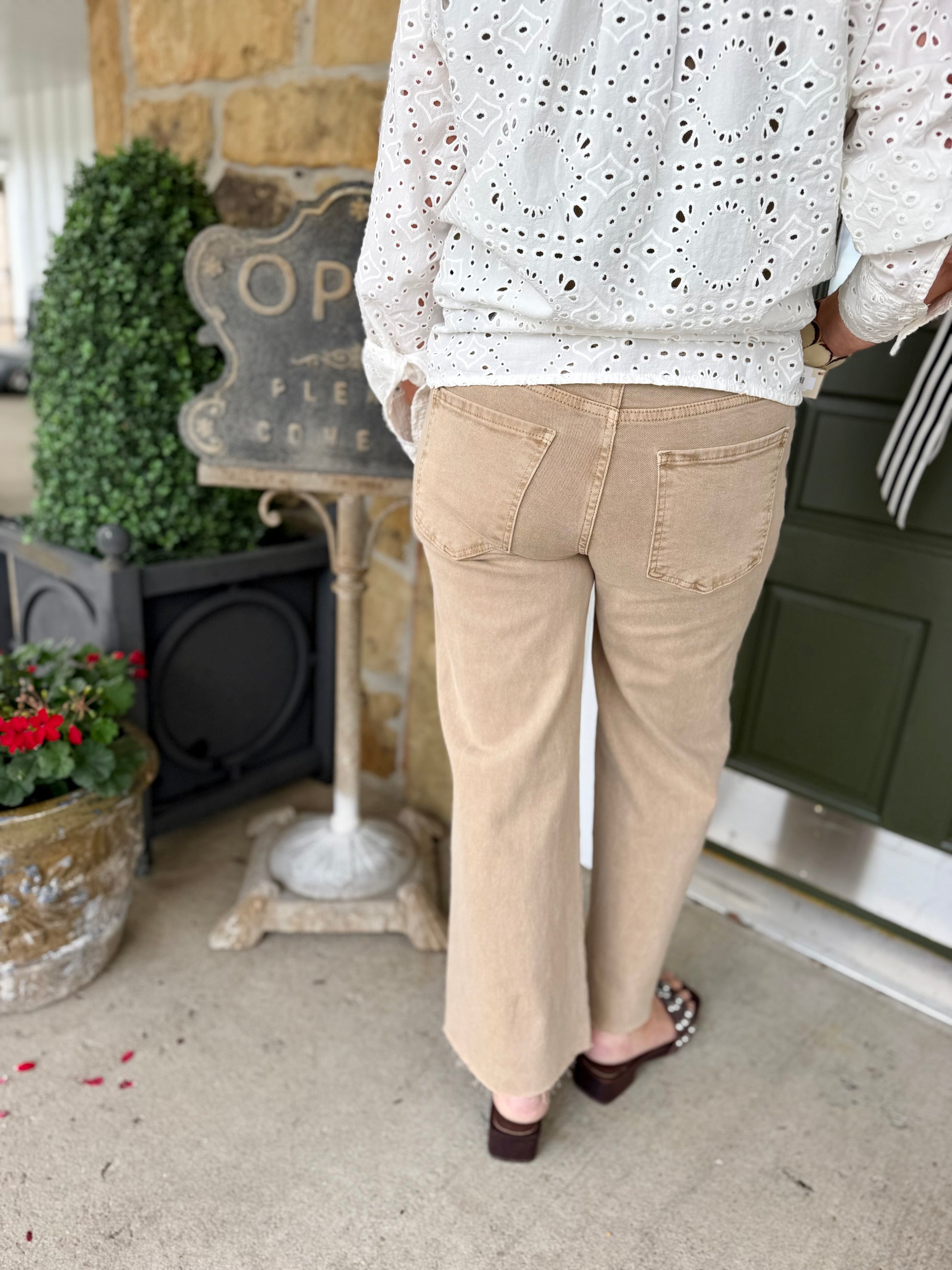 KUT Meg Highrise Wide Leg Pant