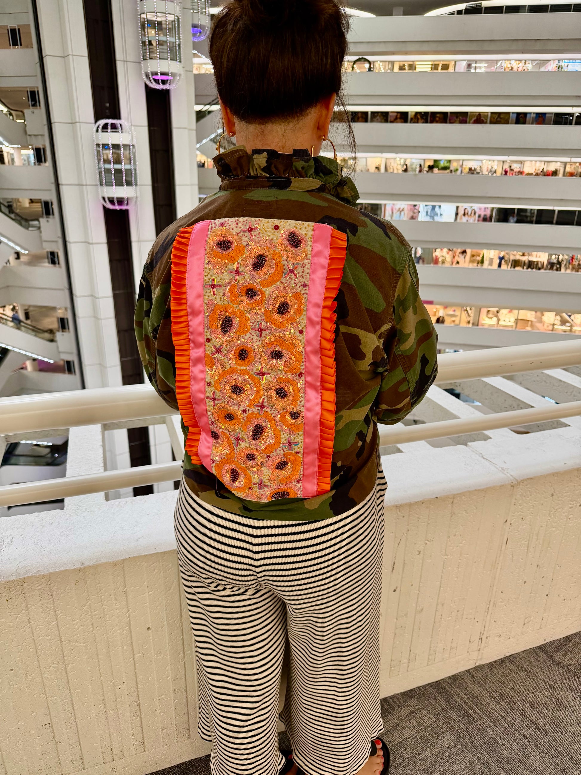 CT Ruffle Camo Jacket