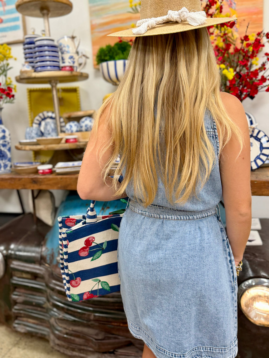 KUT Halter Denim Dress