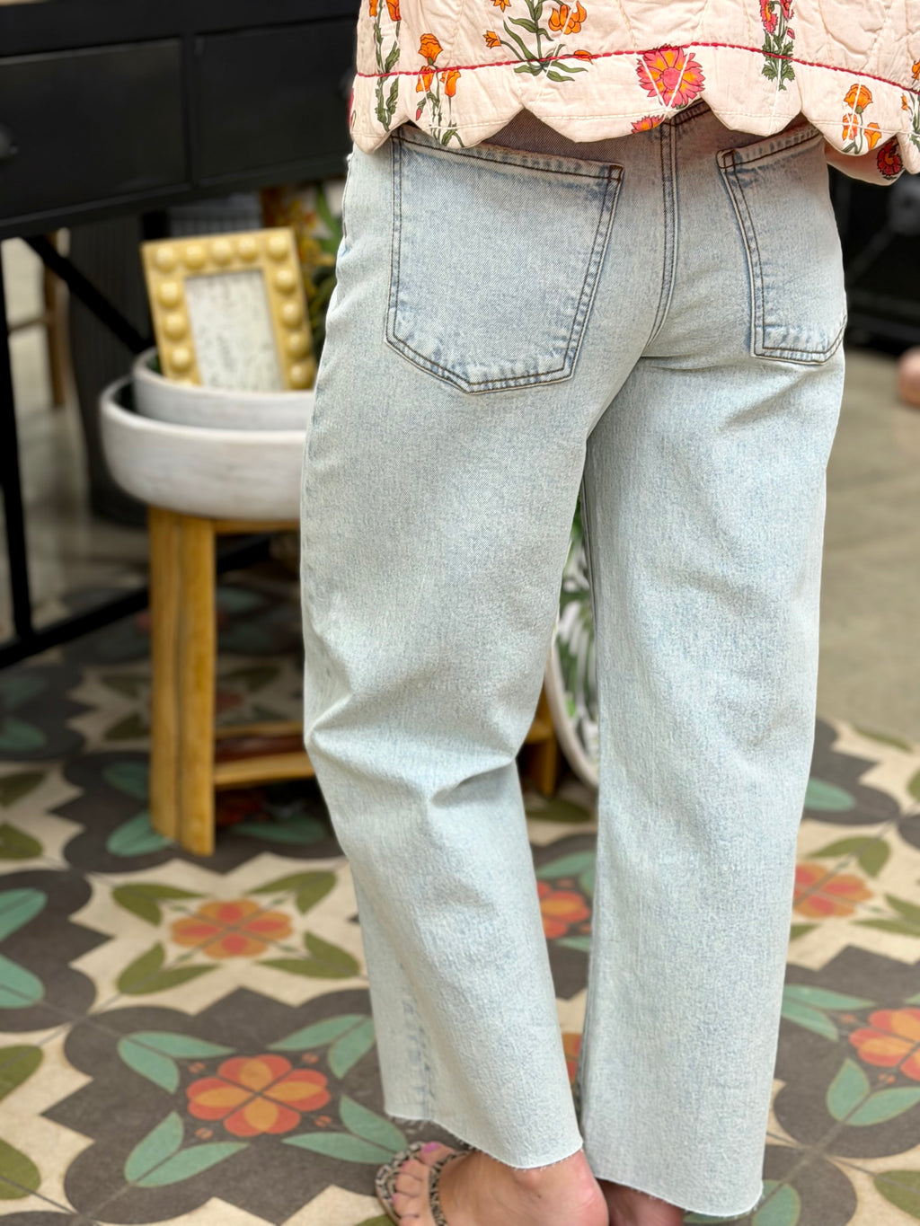 KUT High Rise Wide Leg Jean