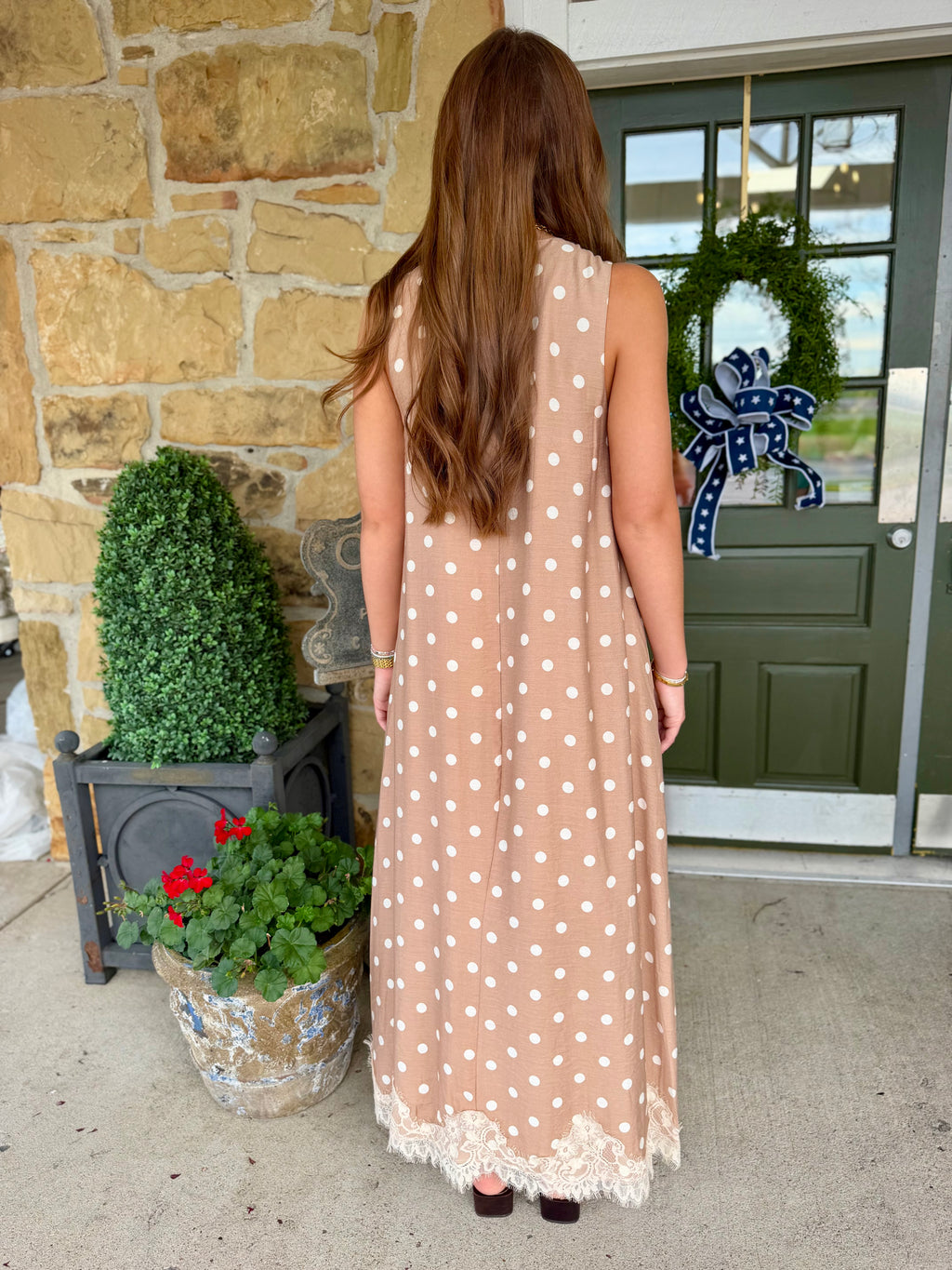 EN Polka Dot Maxi Dress