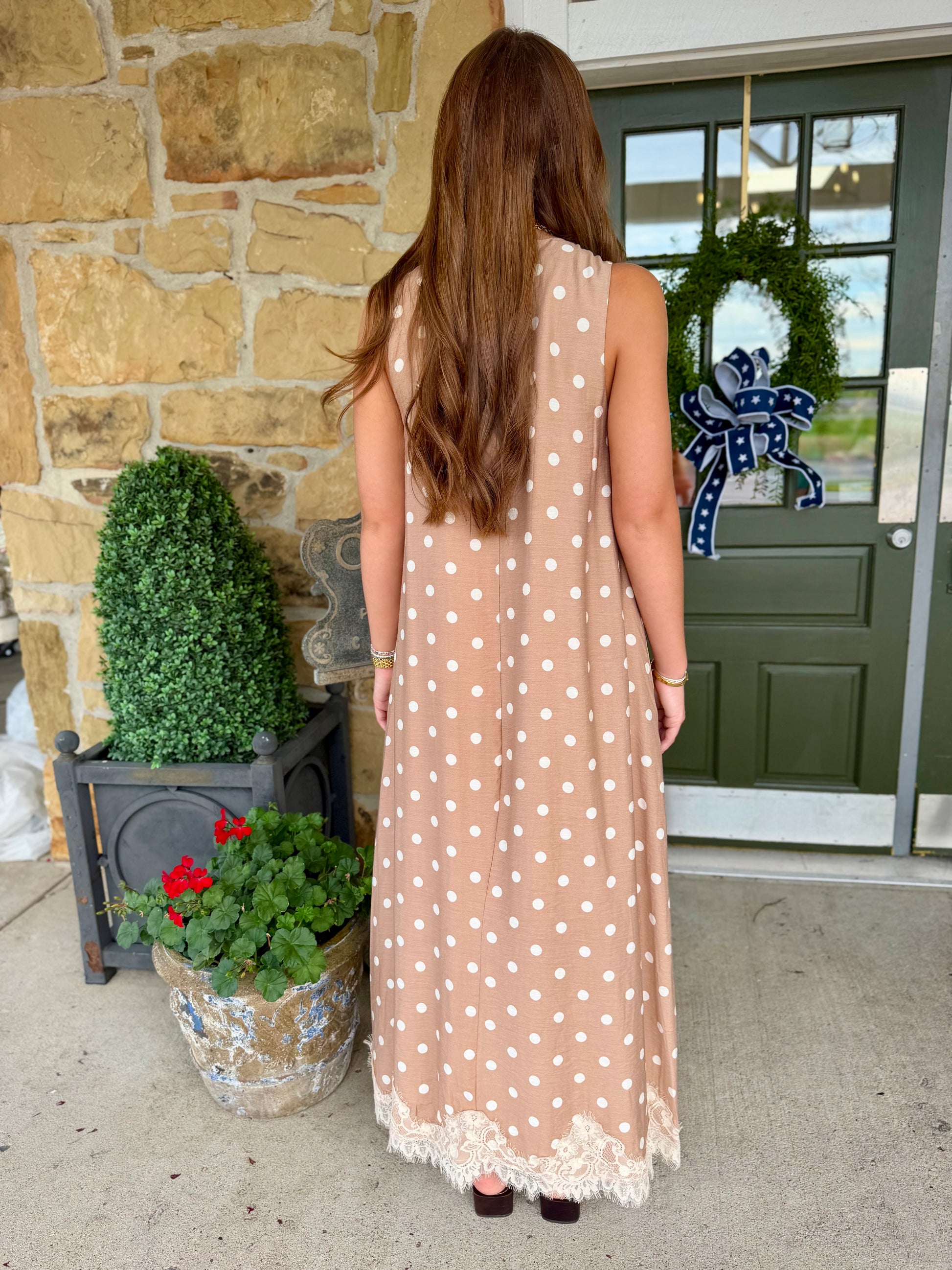 EN Polka Dot Maxi Dress