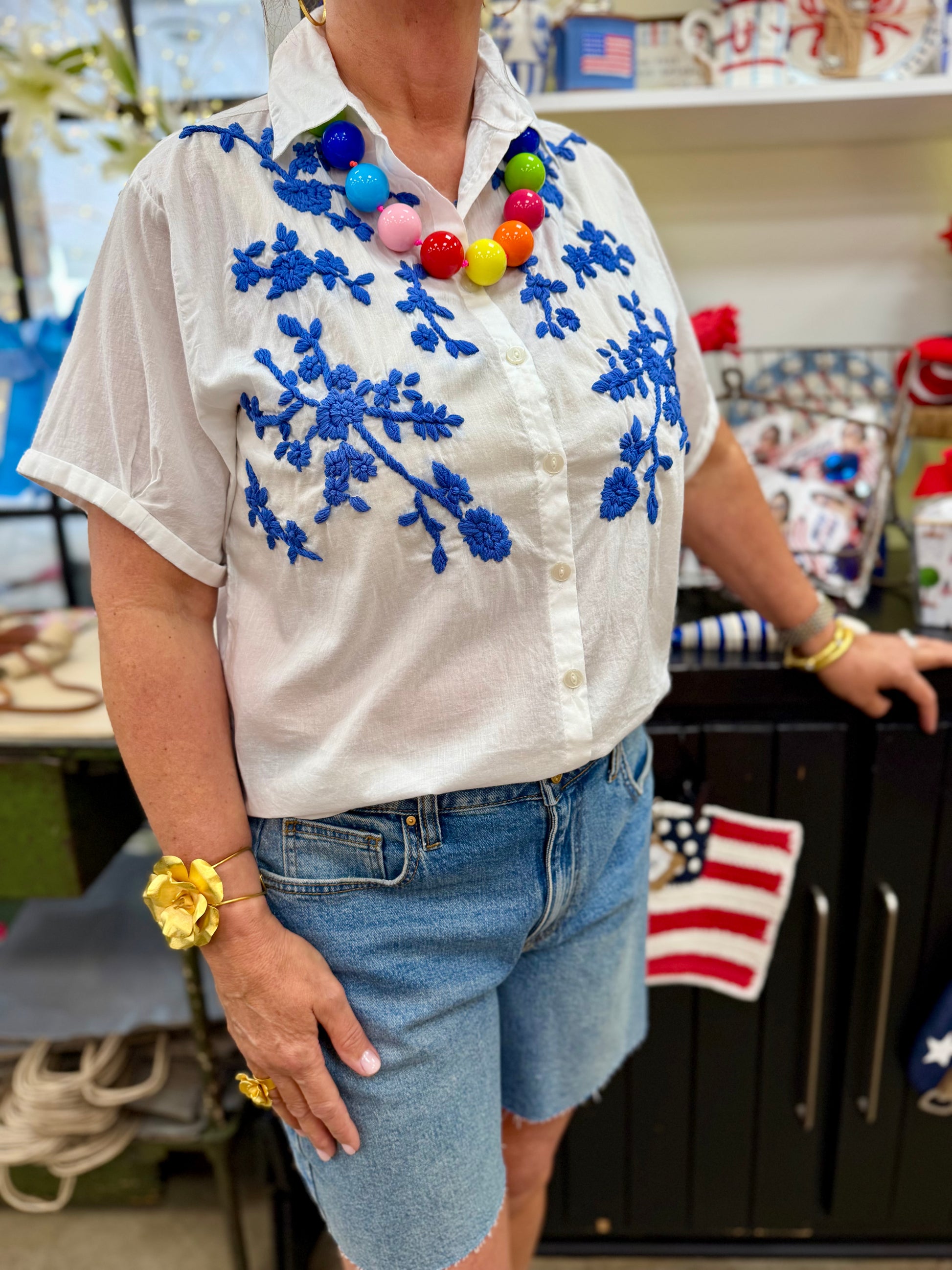 IJ Sister Paula Short Sleeve Top