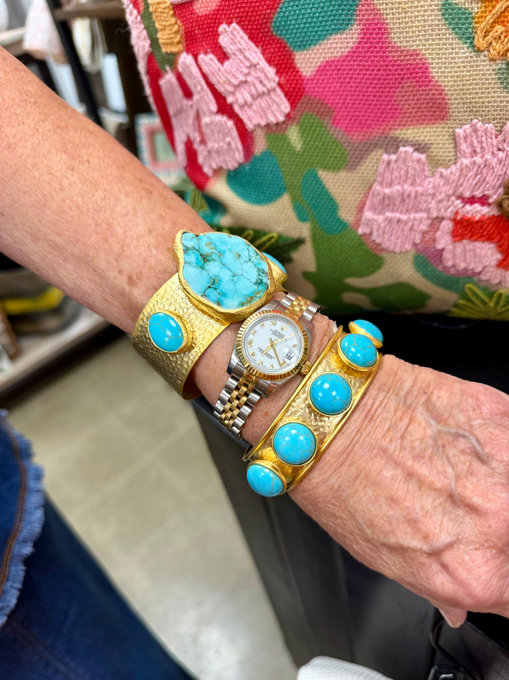 VIRTUE Tatum Triple Stone Cuff