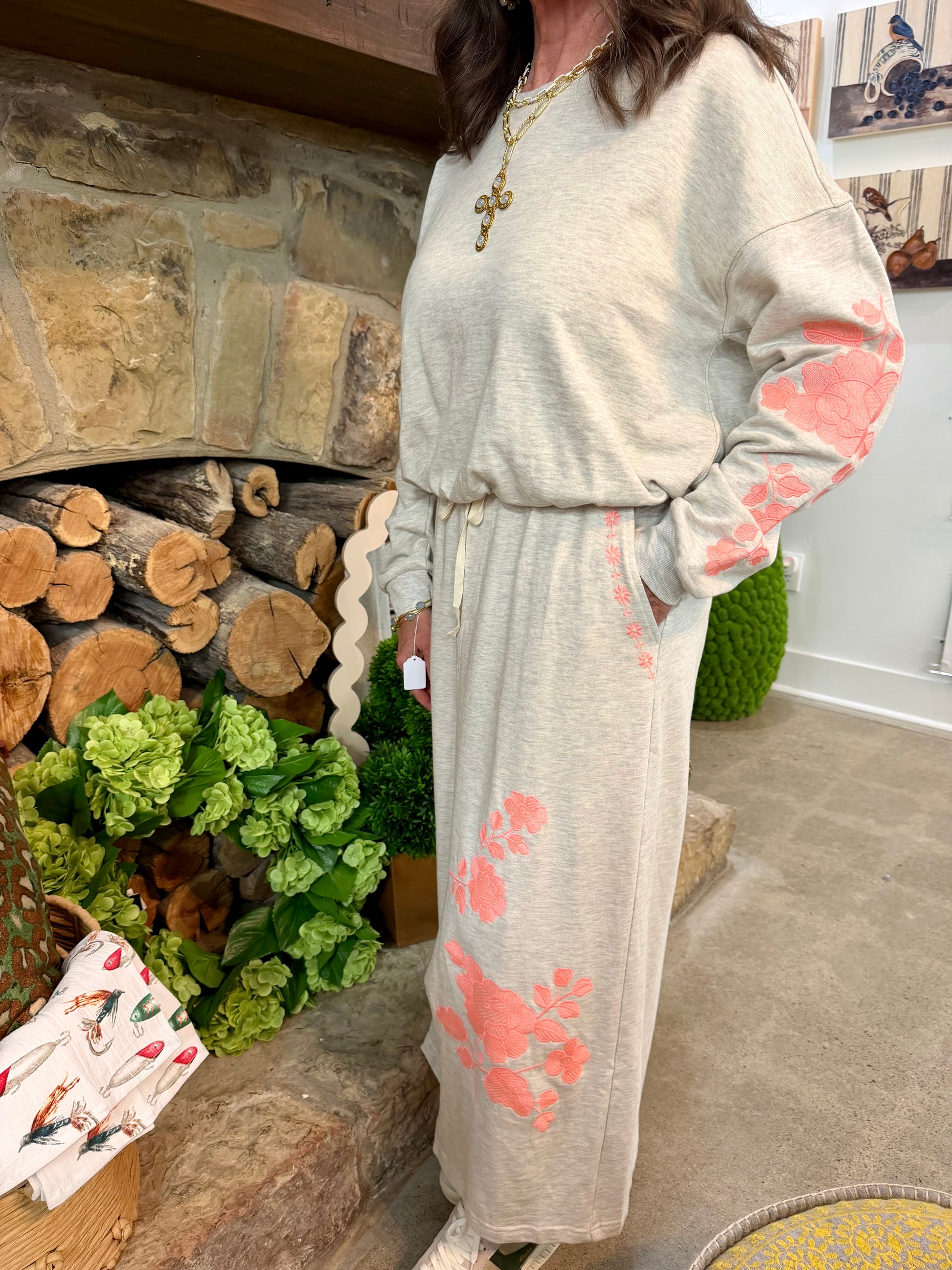 MY Embroidered Midi Skirt