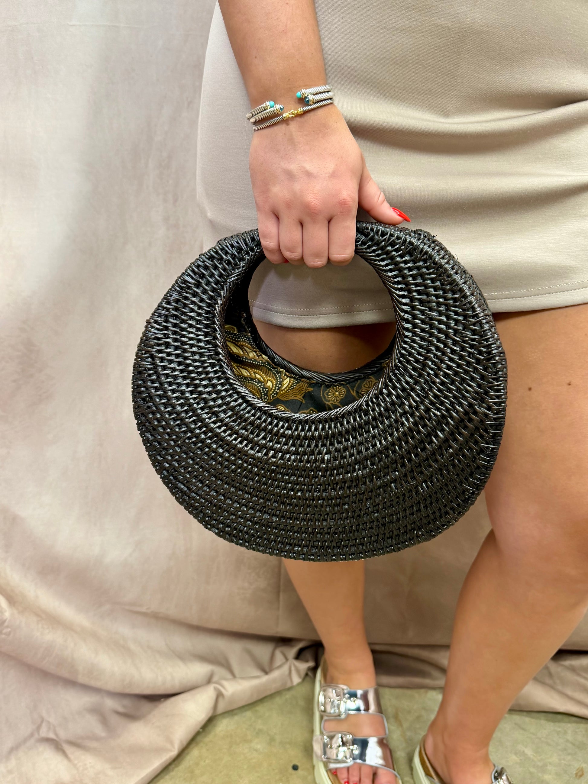 WR Ata Handbag- Moon Black