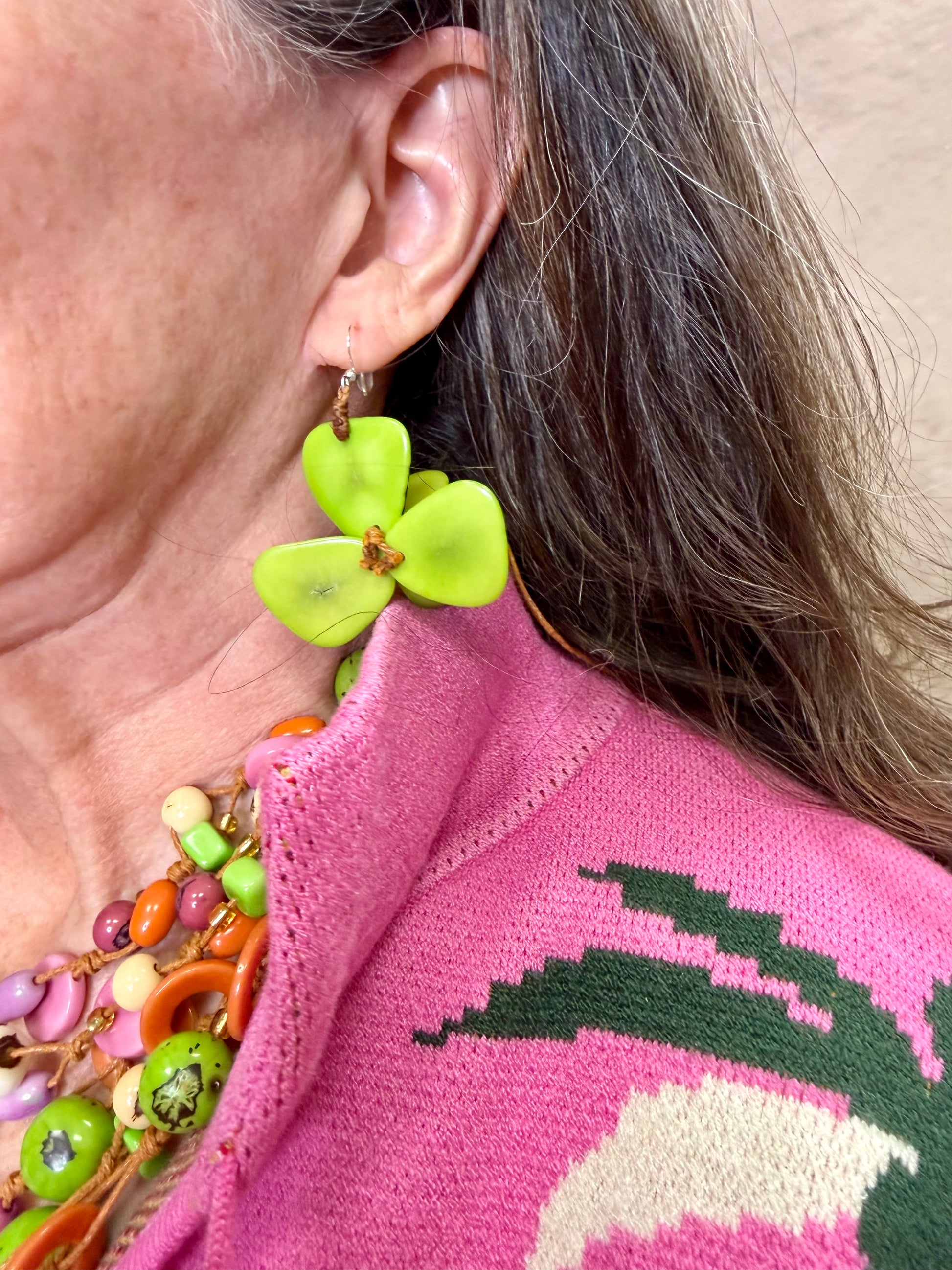 TA Florence Earrings- Lime