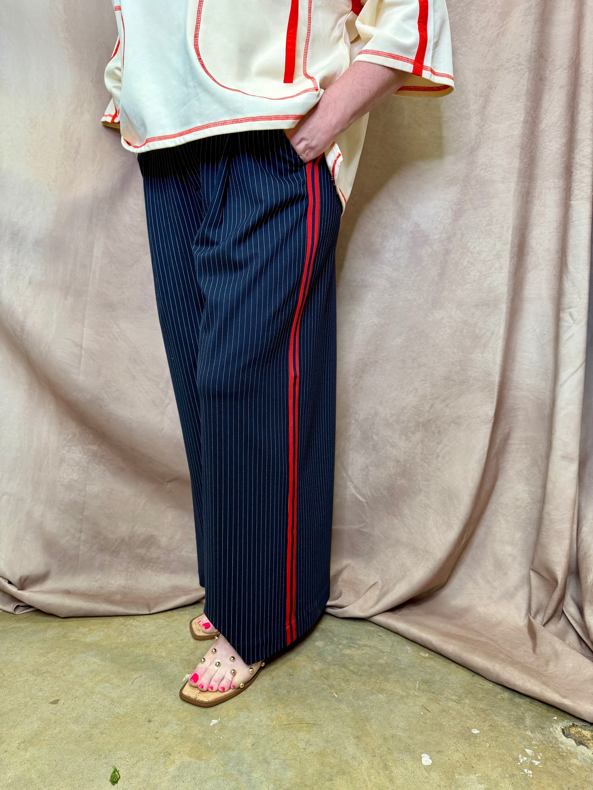 LP Pleated Trouser- Wide Leg