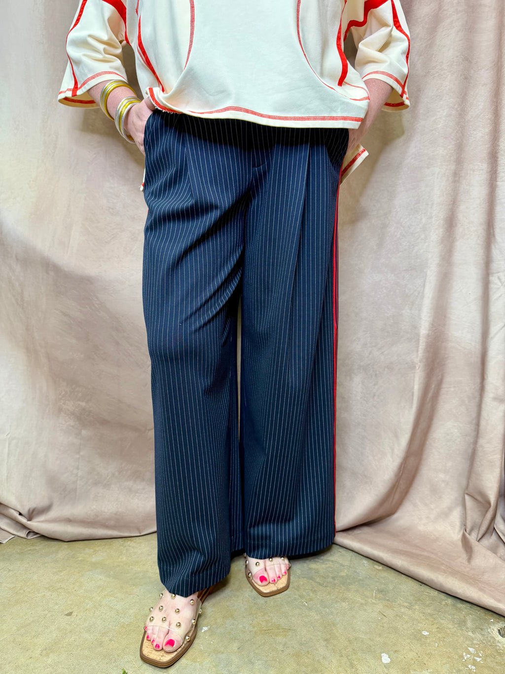 LP Pleated Trouser- Wide Leg