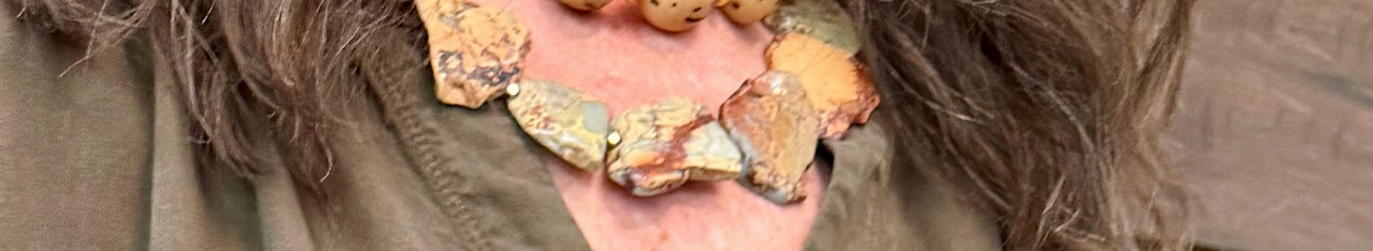 VIRTUE Gemstone Slab Necklace