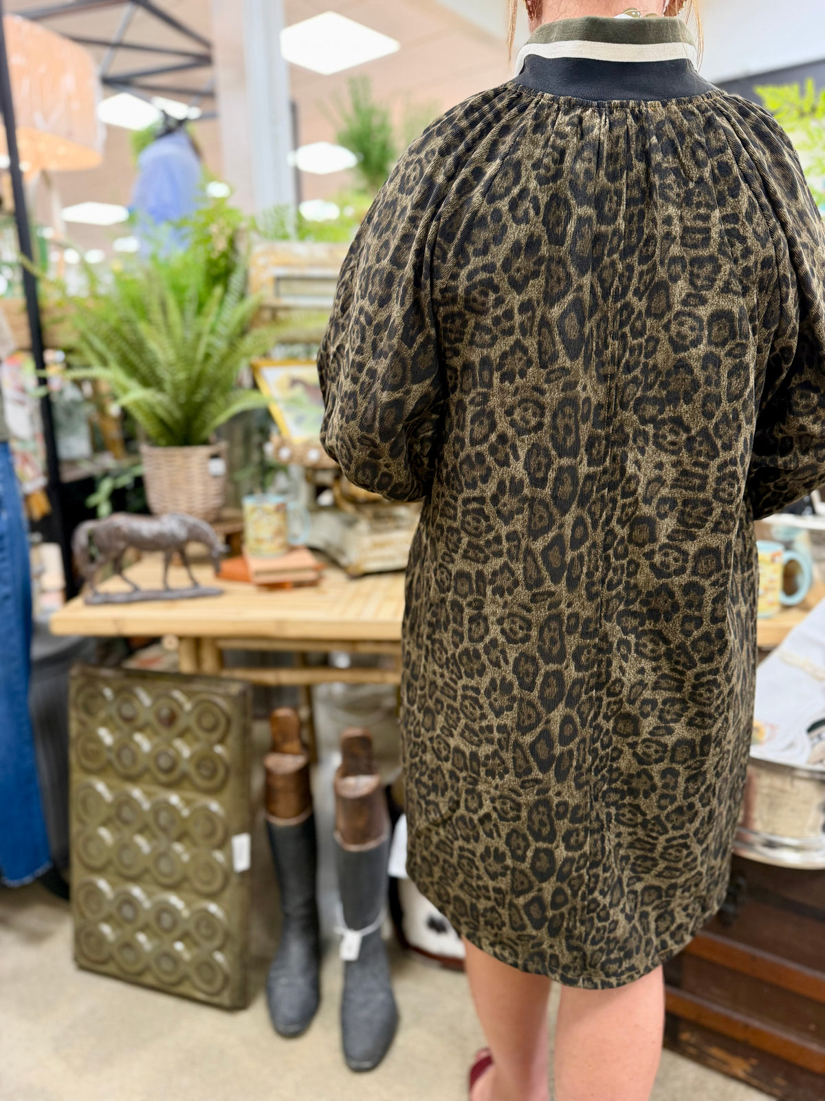 UM Leopard Print Tunic Dress