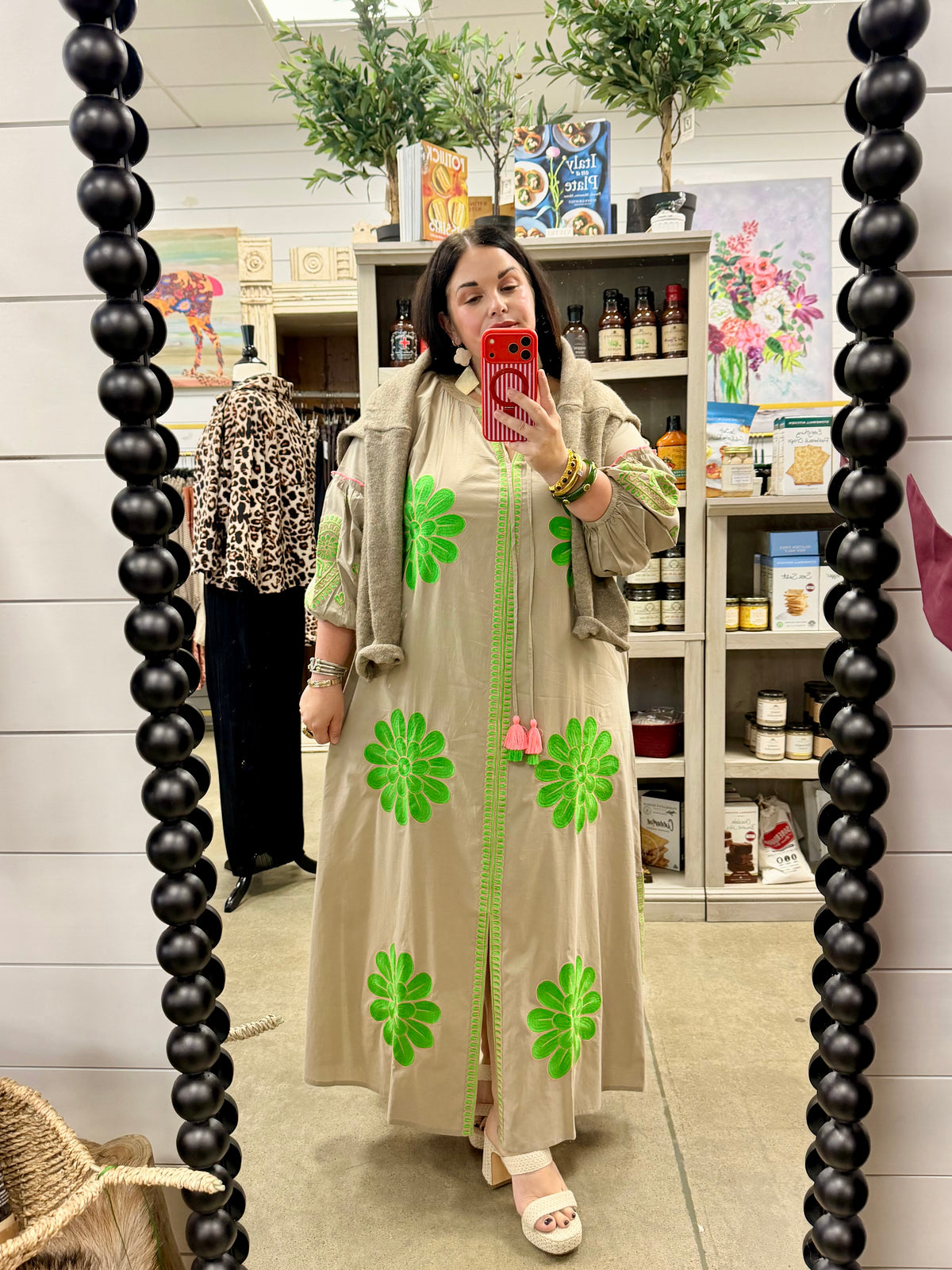 TELA Fall Florals Dress